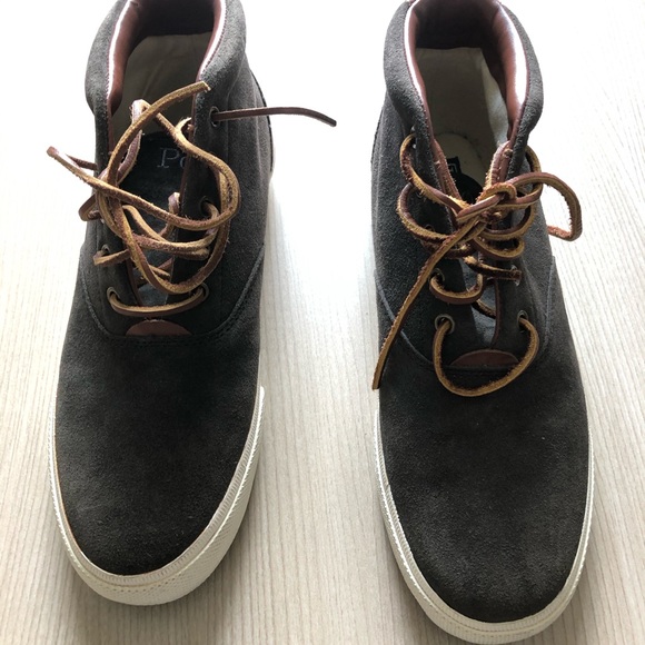 Polo Ralph Lauren Brown Suede Shoes - Picture 3 of 7